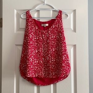Sleeveless Pink Blouse